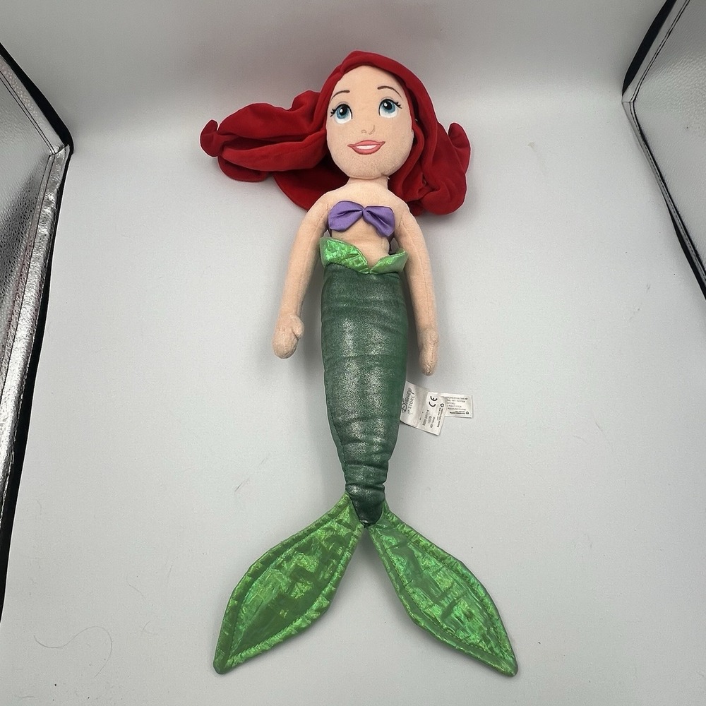 Disney Store Exclusive Ariel 20" Plush Doll Stuffed Toy The Little Mermaid